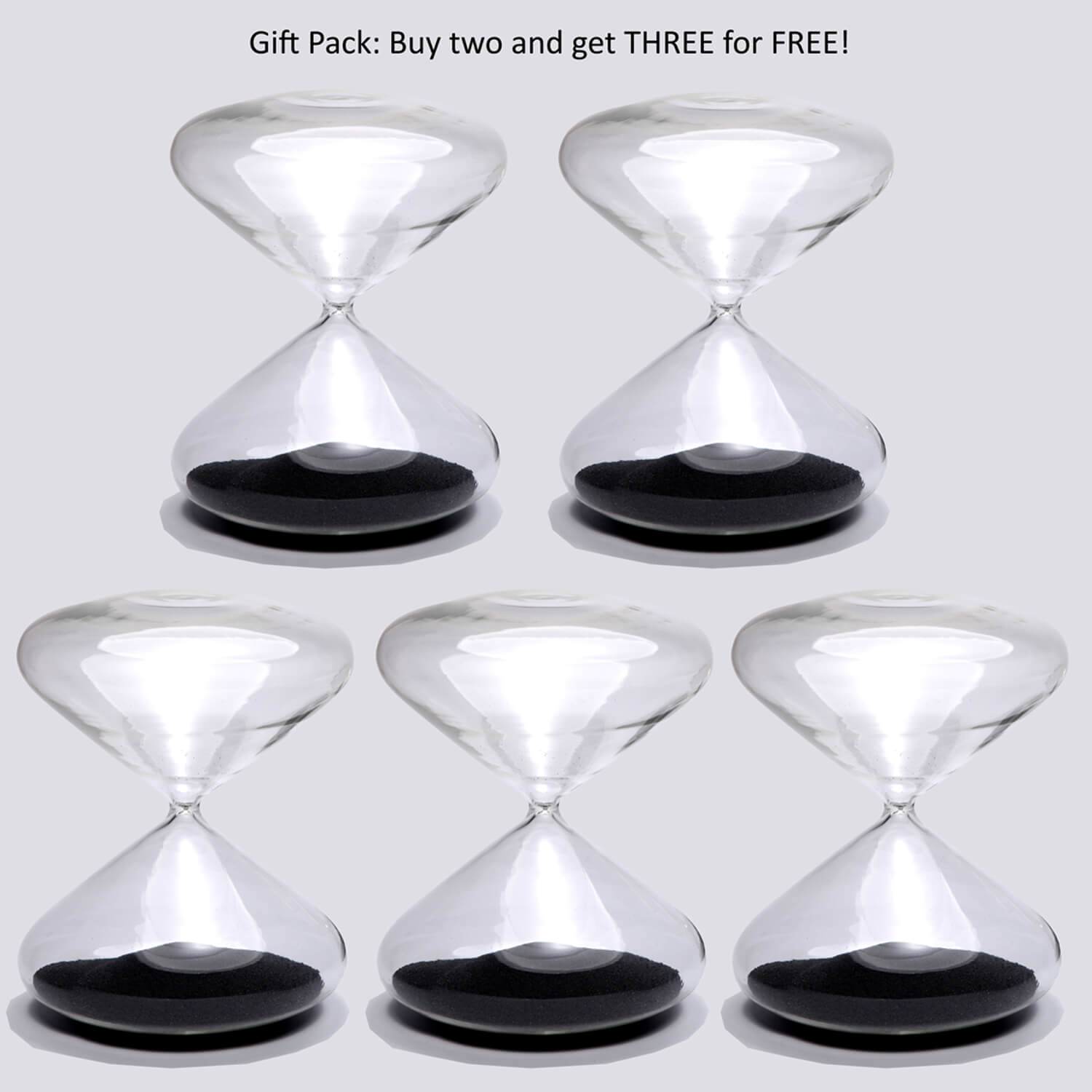*BLACK FRIDAY ONLY* Esington Glass 25 Minute Timer: Buy TWO Get THREE Free!